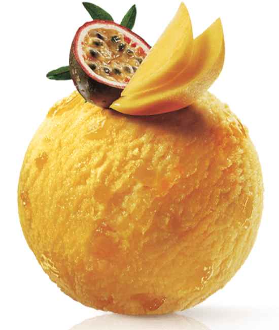 passion fruit and mango