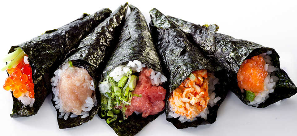 sushi cones