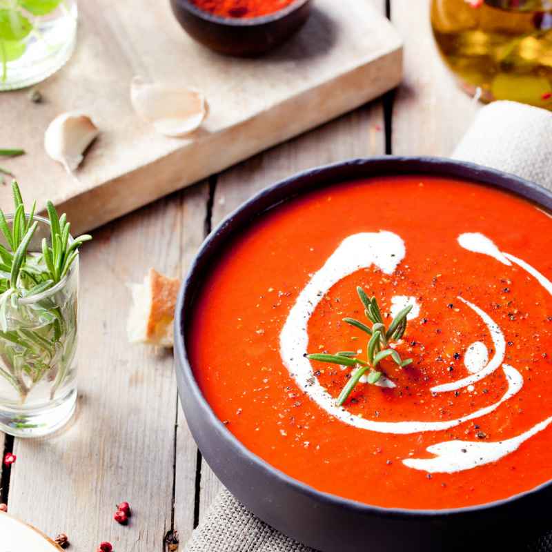 tomato spicy soup